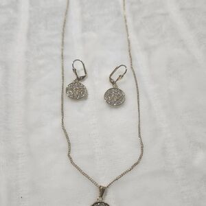 Elegant Gold and Silver Jewelry Set